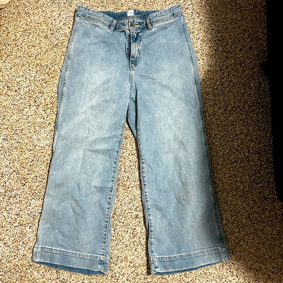 Gap High Rise Wide Leg Jeans - Picture 1 of 3